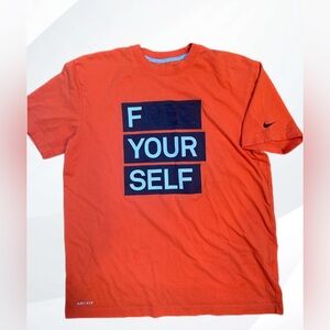 Nike 'FREE Yourself' Orange Men’s Tee